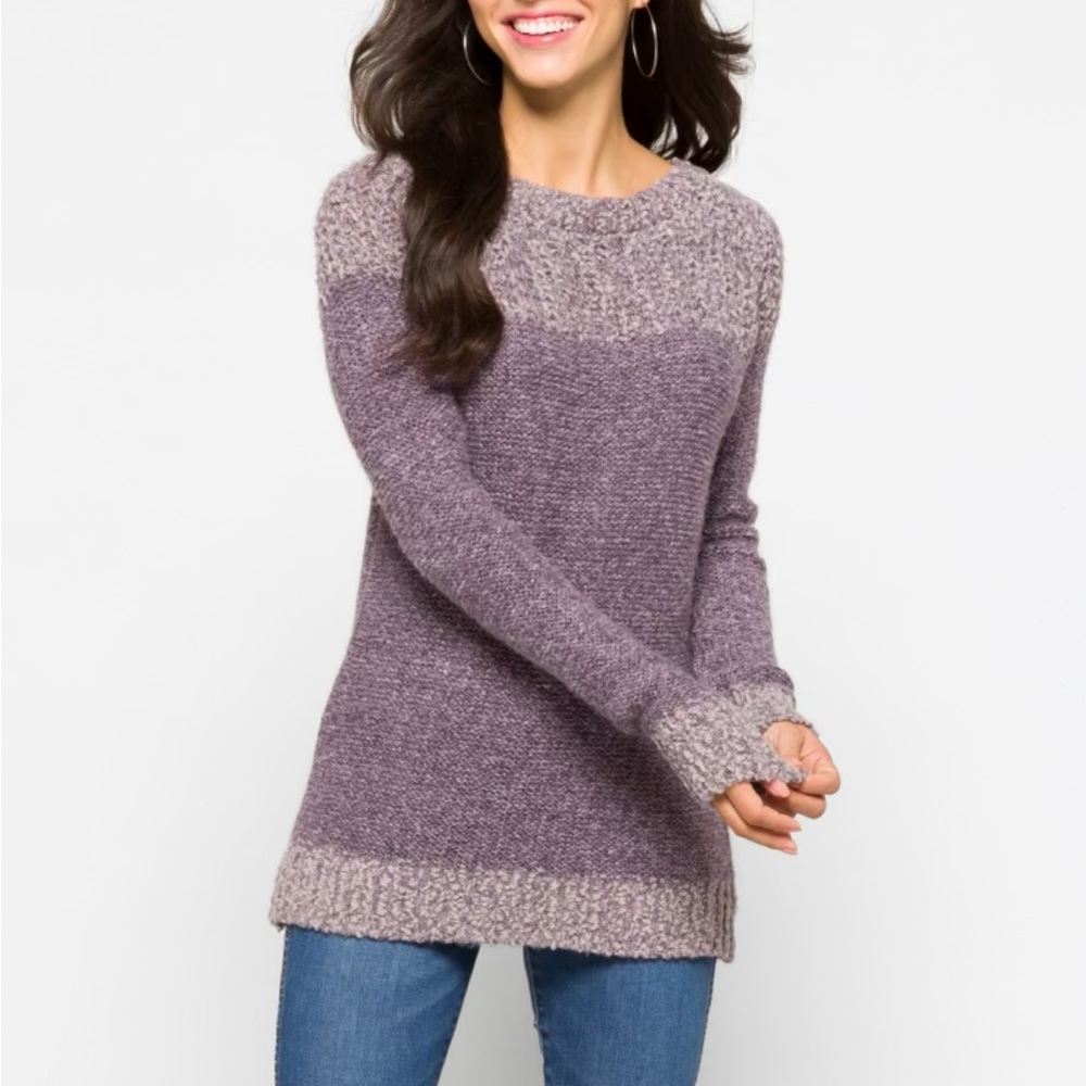 Date Clairina Textured Pullover Scoop Sweater